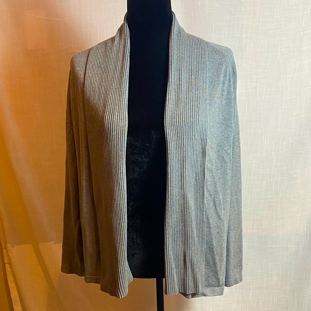 Open Grey Cardigan
